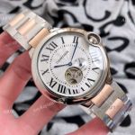 Ballon Bleu de Cartier 82S5 Replica Watch - Two Tone Rose Gold - Swiss Quality